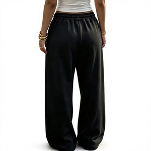 Unisex Premium Baggy <b>Fleece</b> <b>Trousers</b> Loose Fit Winter Sweatpants Oversized Casual Jogger Pants - Product Image 2