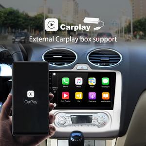 راديو سيارة بودوفو أندرويد 10 بإطار نظام تحديد المواقع والملاحة شاشة مقسمة 9 بوصة 2.5 دي لفورد/التركيز/Mk2-، في المخزن - Product Image 4