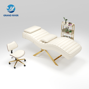 Lit de beauté pour salon moderne lit inclinable pour cils incurvés lit pour traitement des sourcils pour table de massage pour spa facial - Product Image 5