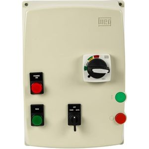 มอเตอร์สตาร์ทเตอร์ไฟฟ้า Weg รุ่น ESWE-B9D15KX-D09 9A 3 โพล แบบ E 120VAC กล่องหุ้ม NEMA 4/4X พร้อมสวิตช์เลือก HOA - Product Image 1