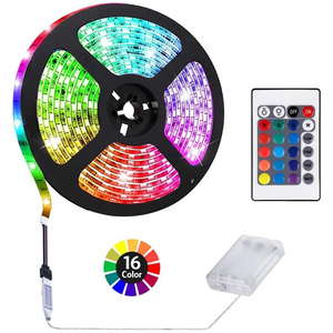 ชุดไฟ LED RGB แบบประหยัดพลังงาน 5V USB พร้อมรีโมทคอนโทรลและแอปพลิเคชัน ขนาด 1-5 เมตร สำหรับไฟตกแต่งทีวี - Product Image 1