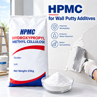 HPMC Hydroxypropylméthylcellulose pour additifs de mastic mural avec bonne rétention d'eau, bonne fluidité, qualité construction