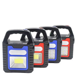 Lanterne de camping imperméable TOACH, torche solaire LED, lampe de poche manuelle, corps en ABS, ampoule COB, couleurs blanc, rouge, bleu, certifiée IP65 - Product Image 2