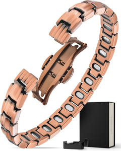 <span class=keywords><strong>Bracelet</strong></span> de thérapie magnétique Offre Spéciale énergie soulagement de la <span class=keywords><strong>douleur</strong></span> arthrite réglable pour hommes femmes avec boîte-cadeau - Product Image 1