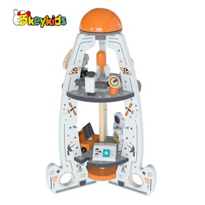 Juguete de juego de simulación OEM, lanzador espacial, juego de cohetes con astronautas W04F046 - Product Image 1