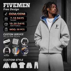 Hoodie de Luxe Surdimensionné 380G/m² en Molleton Français à Capuche Unisexe, Lourd, Hip Hop, Streetwear Vierge, Personnalisable avec Logo pour Homme - Product Image 1