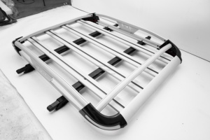 Portapacchi Universale per Auto, Cestello da Tetto <span class=keywords><strong>Cromato</strong></span> in Alluminio, Portabagagli di Alta Qualità per 4x4 - Product Image 3