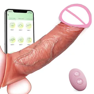 Mainan seks dewasa Gel silika untuk wanita Masturbator wanita lunak Penis buatan tebal untuk masturbasi wanita dewasa