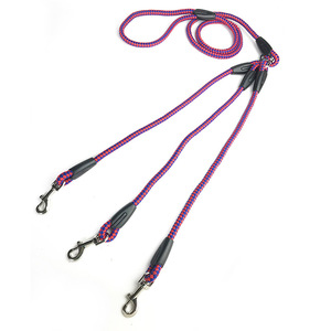Correa de doble Triple cabeza para mascotas, correa duradera para perros y gatos, venta al por mayor - Product Image 1