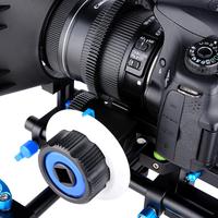 YELANGU D206 DSLR Kit de montage sur l'épaule de caméra portable + mise au point par suivi + boîte mate + accessoire c-arm pour tous les DSLR