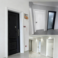 Fabricant de cadres de portes en bois massif, vente en gros de moulures de portes et de fenêtres en plâtre blanc pour la rénovation d'appartements