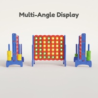 Jeu de société géant à prix de gros, design 3D, antidérapant, jeu de société géant 4 en ligne pour fêtes, maternelles et puzzles pour enfants