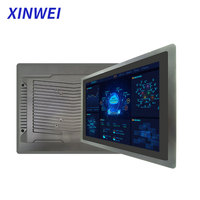 Panel PC Industrial Android de 21.5 Pulgadas al por Mayor, J1900/J6412, Marco Abierto de Aleación de Aluminio de 15 Pulgadas, Computadora de Pared, Pantalla Capacitiva de 10 Puntos