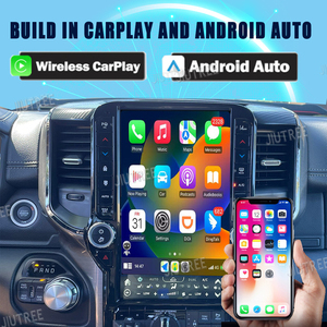 Reproductor Multimedia de Radio para coche Android 12 para Dodge Ram 2019 2020 2021 2022 unidad principal Carplay con navegación de pantalla Tesla 360 - Product Image 5