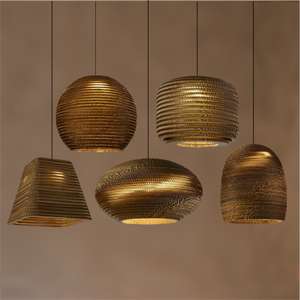 Lampe suspendue LED moderne pour <span class=keywords><strong>bureau</strong></span> à domicile Lanterne <span class=keywords><strong>d</strong></span>'art vintage Design ondulé pour restaurant Salon Suspension design - Product Image 5