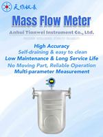 Industrial Use Stainless Steel Coriolis Mass Flow Meter with 0.2 Accuracy for Oils Slurries and Aqueous Solutions