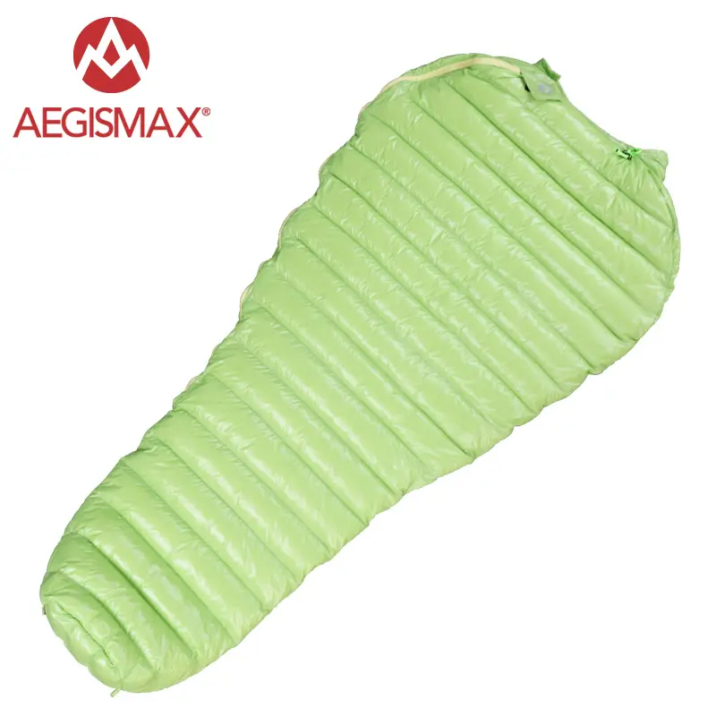 AEGISMAX Outdoor Camping Ultralight 95% Goose Down Mummy Sleeping Bag Three-Season Down Sleeping Bag Outdoor Lazy bag
