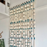 Rideau en macramé fait main, grand rideau mural à franges, séparateur de pièce, rideau de porte bohème pour la décoration intérieure