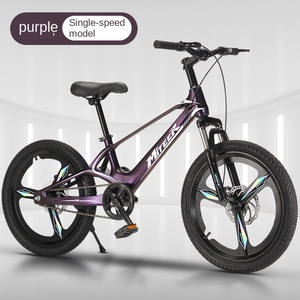 Vélo de montagne pour enfants 20 pouces, cadre intégré en alliage de magnésium, 7 vitesses, frein à double disque - Product Image 2