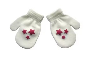 Mitaines magiques extensibles mignonnes pour petites filles, mitaines chaudes et douces pour bébé garçon, gants tricotés d'hiver pour enfants de 1 à 4 ans - Product Image 6