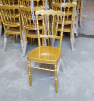 Chaises Napoléon en métal durables et bon marché en gros pour les mariages et les événements de banquet