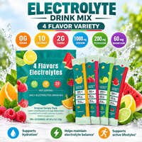 Nouveauté : Mélange de boisson électrolytique sans sucre, poudre d'électrolytes, pack varié pour l'hydratation quotidienne des athlètes et des personnes actives