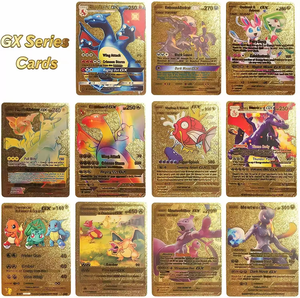 Cartes Dorées Métalliques <span class=keywords><strong>Charizard</strong></span> <span class=keywords><strong>Vmax</strong></span> GX Collection Cartes de Jeu Anime Cartes à Collectionner pour Enfants Cadeau - Product Image 3