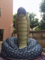 Vente en gros, publicité géante personnalisée de 5m de hauteur, couleur gonflable serpent décoration ballon/gonflable serpent sph