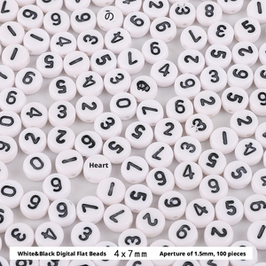 Cuentas Planas Acrílicas <span class=keywords><strong>de</strong></span> 4*7mm, Coloridas, Rojas, con Letras y Números en Inglés, <span class=keywords><strong>para</strong></span> Manualidades, Accesorios <span class=keywords><strong>para</strong></span> la Creación <span class=keywords><strong>de</strong></span> Joyería, Mezcla <span class=keywords><strong>para</strong></span> Educación Temprana Infantil - Product Image 6
