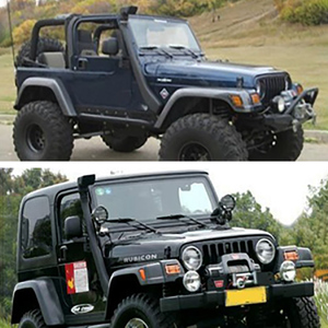 Kit d'admission d'air T002 pour <span class=keywords><strong>Jeep</strong></span> <span class=keywords><strong>Wrangler</strong></span> <span class=keywords><strong>TJ</strong></span> 1997-2006, système d'admission d'air Air Ram, tuyau de respiration pour la navigation, accessoires extérieurs - Product Image 4