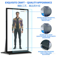 Kiosco Digital Interactivo de 86 Pulgadas 4K con Pantalla Completa, Android AI, Humanoide Virtual, Micrófono Integrado para Hotel, Centro Comercial, Ascensor y Vestíbulo