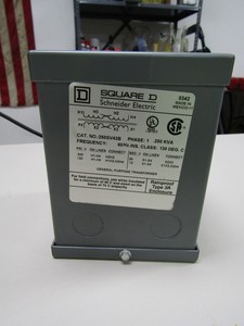 Plc Square D .<strong>250</strong> Kva Transformer 120/240 <strong>Hv</strong> 12/24 1 Phase Type 3r 250sv43b Warranty Product - Product Image 1