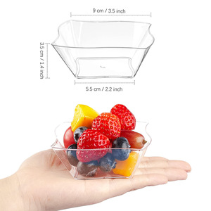 Tazze monouso antipasto <span class=keywords><strong>per</strong></span> feste Yogurt Parfait gelato budino Mousse insalata verdure Snack Mini Dessert <span class=keywords><strong>ciotole</strong></span> da portata - Product Image 2