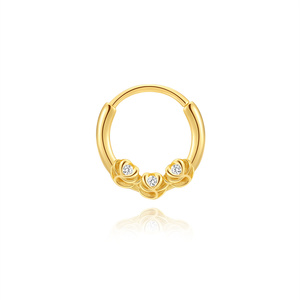 Pendientes de Plata 925 con Zirconia en Forma de Corazón y Mariposa, Modelo Canner 18K, para Mujer - Product Image 1