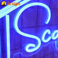 Enseigne au néon LED personnalisée avec logo LC, enseigne au néon vintage japonaise, enseigne au néon RGB pour entreprise, enseigne au néon acrylique murale pour bureau