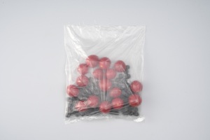 Sac d'emballage en plastique transparent de qualité alimentaire imprimé sur mesure, fond plat avec soufflet, ouverture plate, sac de rangement pour fruits et légumes - Product Image 4