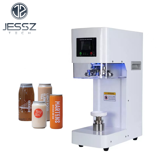 Commercial Automatic Non-Rotary Canning Machine PET Bottle Beverage Juice Can Sealer Machine Can Sealing Machine