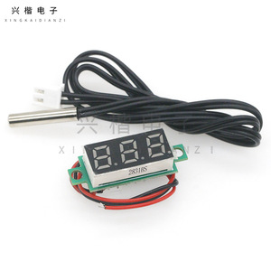 Mini termómetro digital NTC con sonda metálica impermeable 2831BS, medidor de temperatura de -50 a 125 grados Celsius para uso industrial - Product Image 1