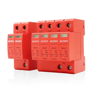 SPD 1000V 2000V 1P/2P/3P/4P 40amps 63amps Surge Protector Device for Solar System