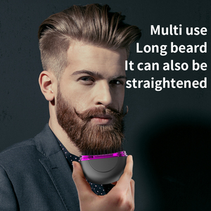 Mini Pocket Cordless Hair <strong>Straightener</strong> Brush Portable USB Straightening Comb 3 Temperature Hair &amp; <strong>Beard</strong> <strong>Straightener</strong> - Product Image 3