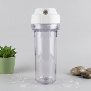 Carcasa Transparente para Filtro de Agua Azul Sólido, Juego de Recipientes de Prefiltro Transparentes para Equipos Domésticos de Ósmosis Inversa, Suministro de Fábrica - Product Image 1