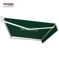 Auvents rétractables à bras articulés en aluminium Hooeasy pour balcon de jardin extérieur, protection solaire et ombrage