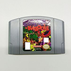 High Quality Banjo Kazooie Banjo Tooie N64 Cartridge Retro Video <b>Games</b> for Nintendo 64 - Product Image 2