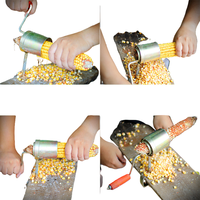 Petit décortiqueur de maïs agricole portable à usage domestique efficace secoué à la main