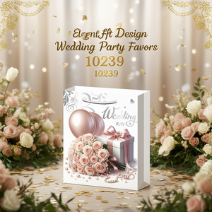 10239 <b>Gold</b> Foil <b>Wedding</b> Gift <b>Bag</b> Large Size Elegant Design <b>For</b> <b>Wedding</b> Party Favors - Product Image 2