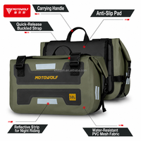 Sacoche de moto étanche en TPU avec fixation rapide, grande capacité 30L*2 pour les voyages en plein air