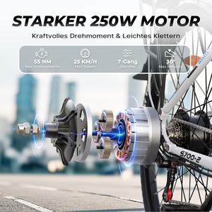 Bicicleta Eléctrica Varun de 27.5 Pulgadas, 250w, 7 Velocidades, Alcance de 60 km, para Desplazamientos Suburbanos, Entrega en 7 Días en la UE, Pedido al por Mayor con MOQ Bajo, Modelo S700-2 - Product Image 3