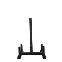 Arbre de plaque de poids vertical de support de plaque régulière multi de forme physique avec le support de support de stockage de barre d'haltères pour des plaques de poids de pare-chocs