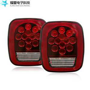 Flare <b>Star</b> Electronic 5.5 Inches 39 <b>Led</b> Multi Function Tail Light For Light Truck Retrofit Upgrade - Product Image 1