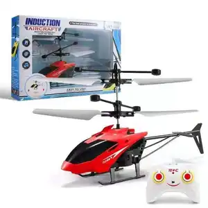 Avião de controle remoto com sensor Rc, helicóptero de avião, brinquedo com luz para crianças, venda imperdível